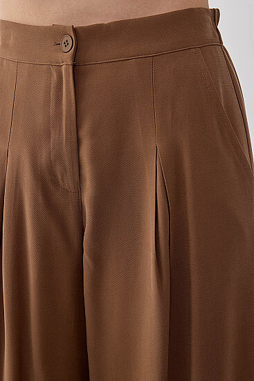 Beli Lastikli Geniş Paça Pantolon - 10
