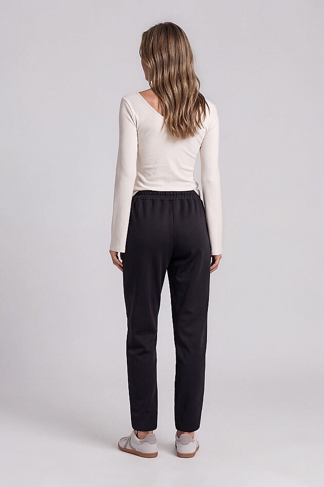 Beli Lastikli Pileli Pantolon - 3