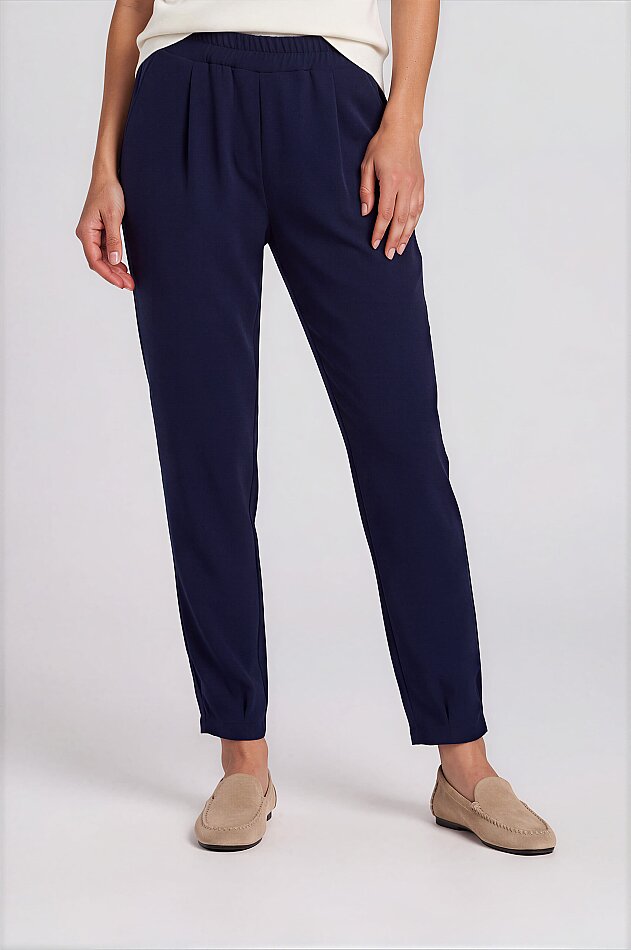 Beli Lastikli Pileli Pantolon - 5