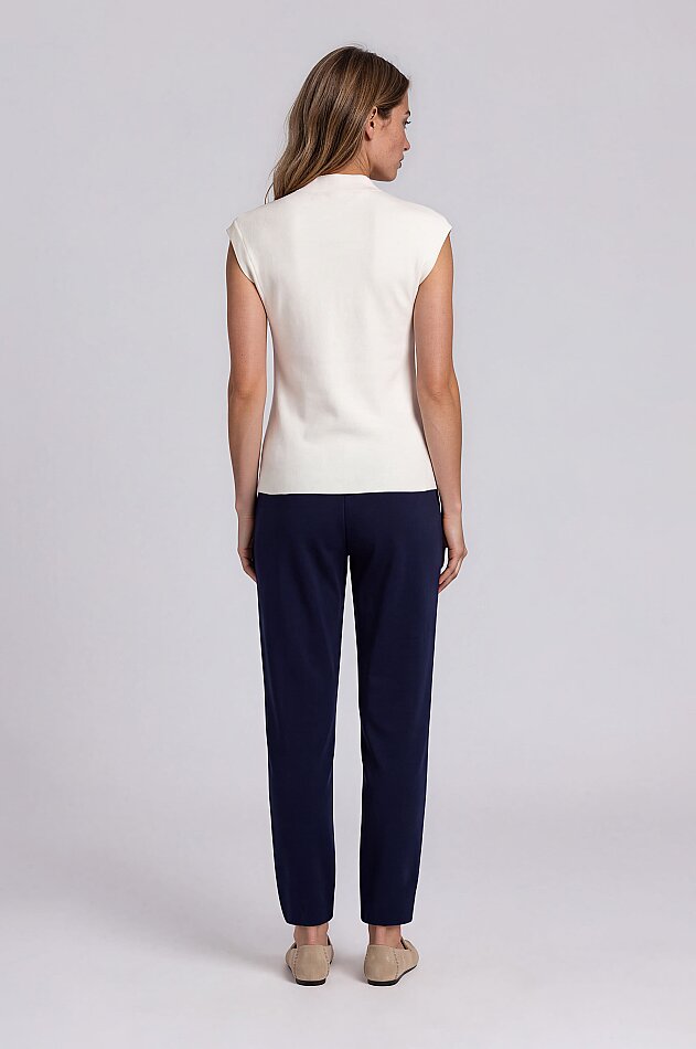 Beli Lastikli Pileli Pantolon - 6