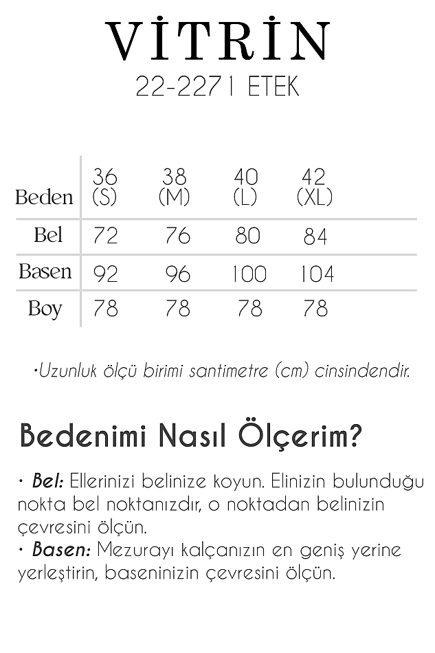 Çan Kesim Süet Kumaş Etek - 21