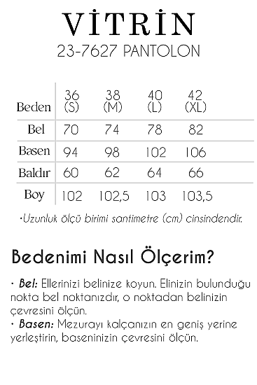 Çift Düğmeli Havuç Pantolon - 19