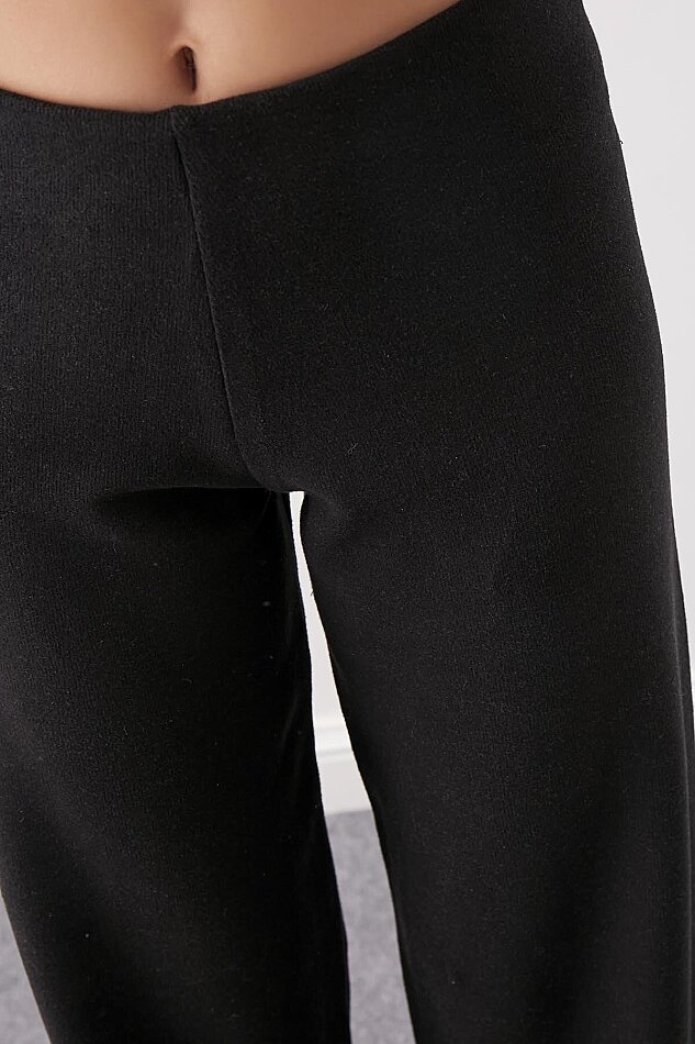 Geniş Paça Örme Pantolon - 20