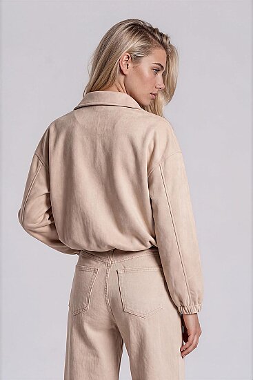 Süet Bomber Ceket - 4