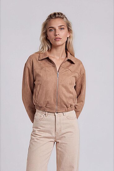 Süet Bomber Ceket - 7