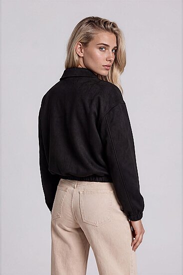 Süet Bomber Ceket - 11