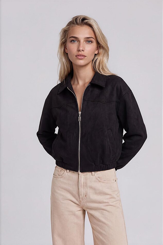 Süet Bomber Ceket - 9
