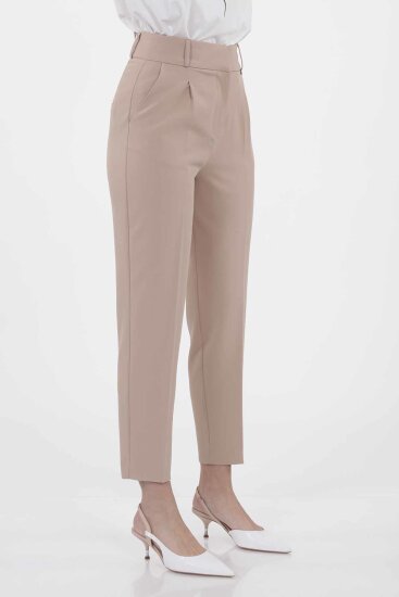 Yüksek Bel Kumaş Pantolon - 35